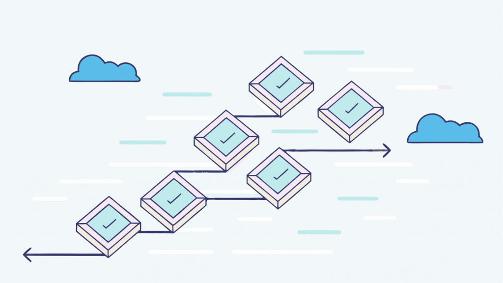 Abstrakte Visualisierung von content für perplexity ai optimieren mit lilafarbenen und blauen geometrischen Mustern, die KI-gestützte Such-Optimierungskonzepte darstellen