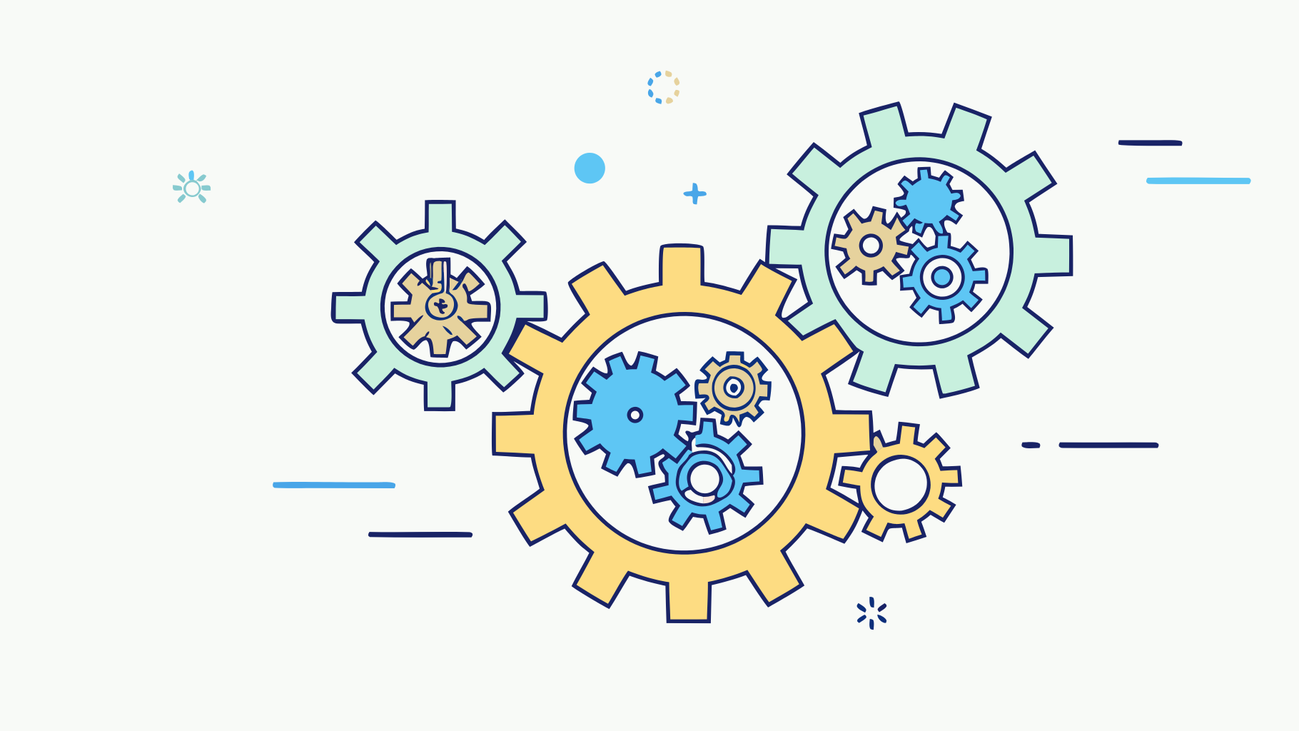 Abstrakte Visualisierung von b2b ai seo mit lilafarbenen und blauen geometrischen Mustern, die KI-gestützte Such-Optimierungskonzepte darstellen