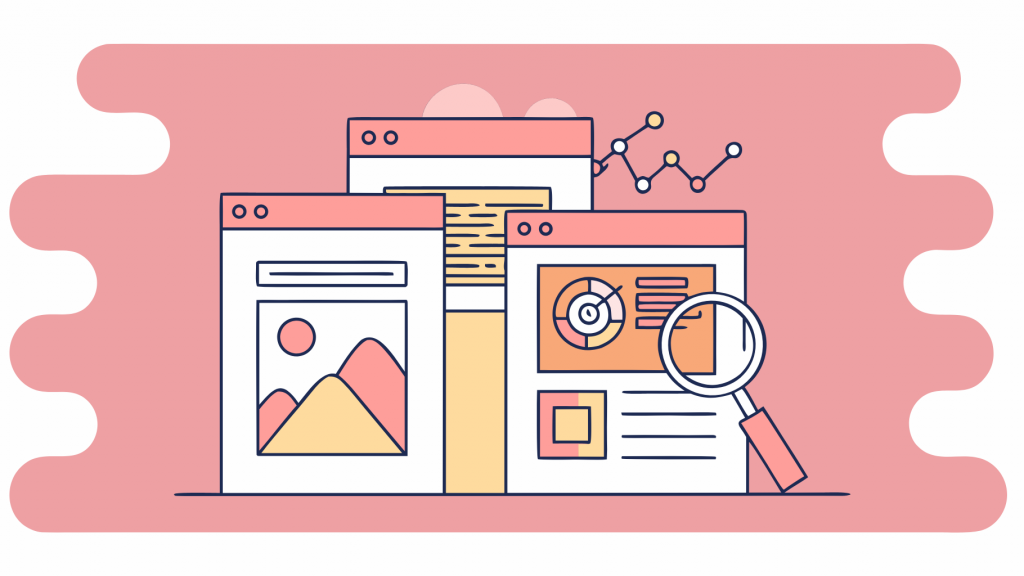 Abstrakte Visualisierung von google ai-modus vs. ai overviews mit lilafarbenen und blauen geometrischen Mustern, die KI-gestützte Such-Optimierungskonzepte darstellen